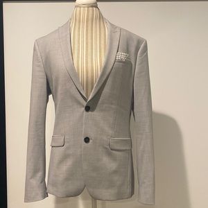 2 piece Zara grey suit